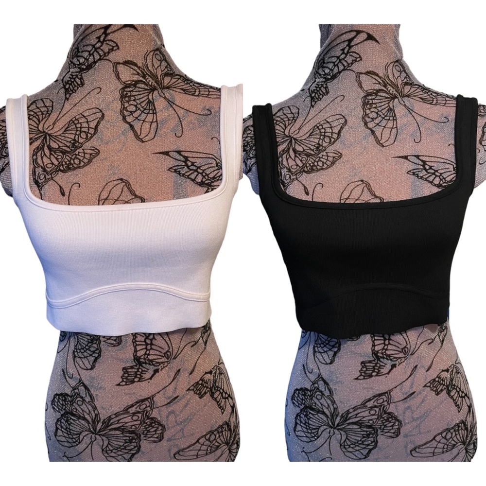 2 ZARA CROP TOPS